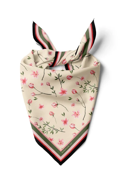 H31 ÇITIR ÇİÇEKLİ BANDANA DG12105 ürün görseli
