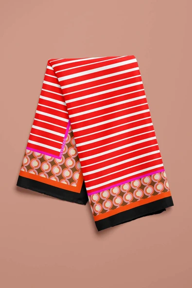 G93 KADIN DESENLİ BANDANA DG-560 - Resim 5