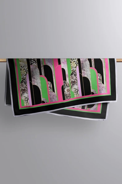 G89 KADIN DESEN BANDANA DG-576 - Resim 6