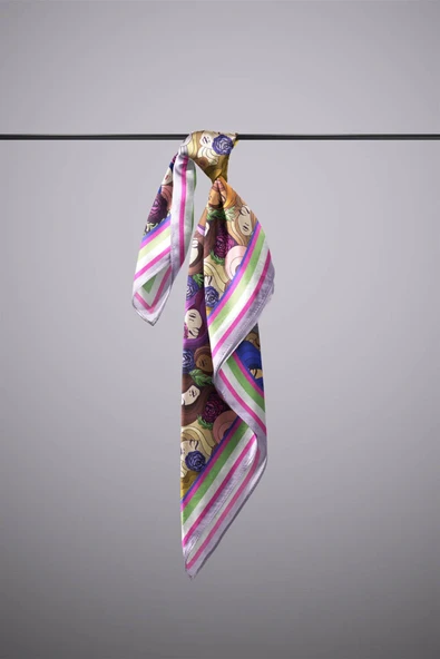 F95 MODERN WOMEN TASARIMLI BANDANA DG12086 - Resim 4