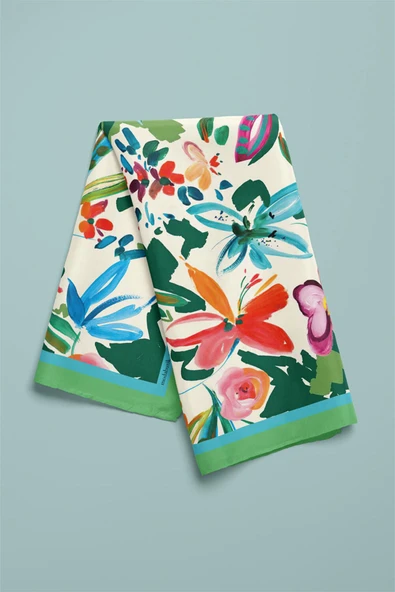 F45 WATERCOLOR FLORALS PATTERN - Resim 9