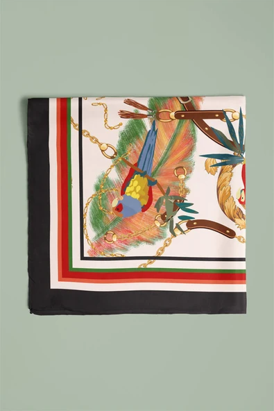 E33 MODERN TROPIC TASARIMLI BANDANA - Resim 5