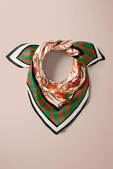 Z79 MODERN ABSTRACK BANDANA DG12396 - Resim 5