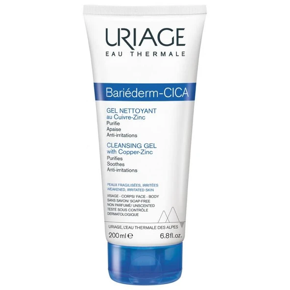 Uriage Bariederm CICA Cleansing GEL 200 ml ürün görseli