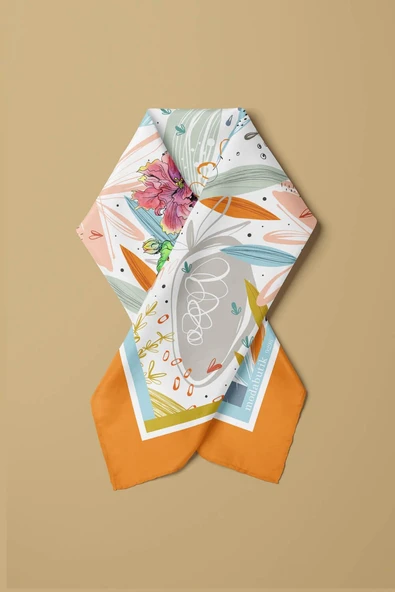 KADIN DESENLİ BANDANA - Resim 4