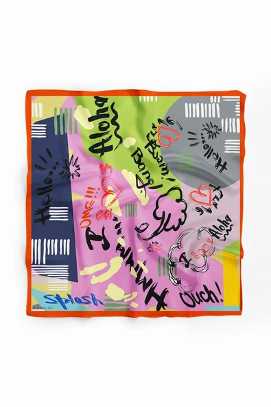 B15 KADIN DESENLİ BANDANA - Resim 2