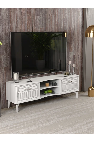 Çalışma Masası 5 Raflı Kitaplık Atlantik Çam - Resim 2