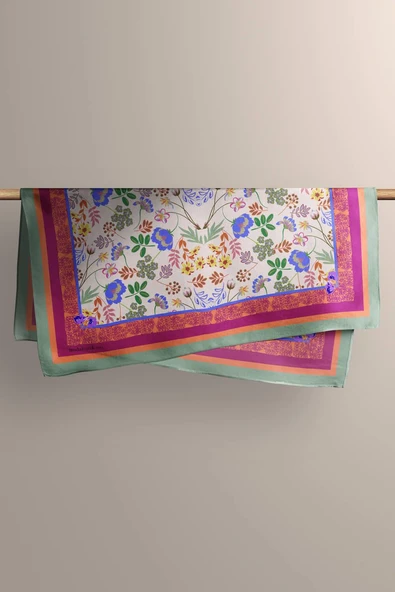 F118 KADIN DESENLİ BANDANA - Resim 4