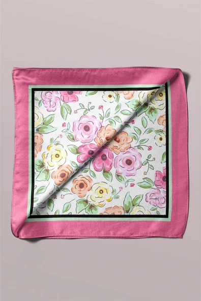 A63 MODERN FRUIT TASARIMLI BANDANA - Resim 6