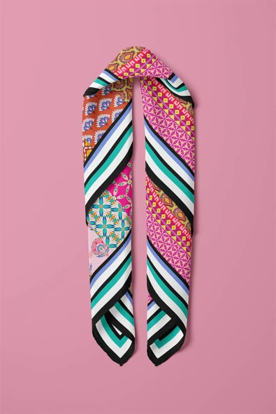 F65 ETNIK TASARIM BANDANA - Resim 3