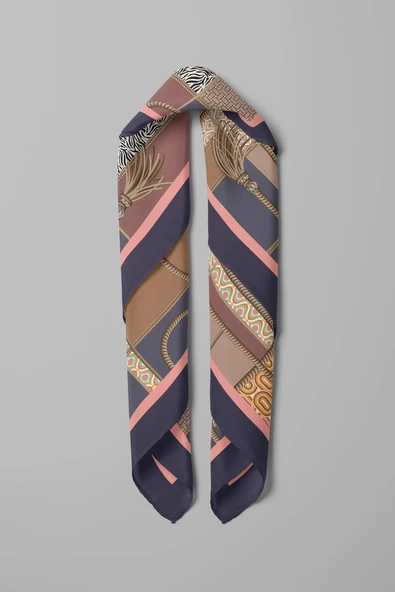 C39 KADIN DESENLİ BANDANA - Resim 3