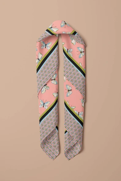 D30 KADIN DESENLİ BANDANA - Resim 6