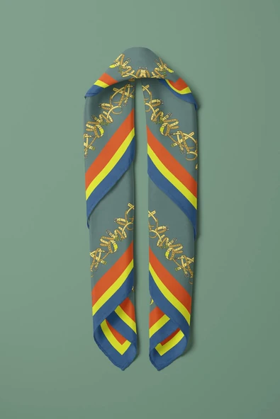 C37 KADIN DESENLİ BANDANA - Resim 5