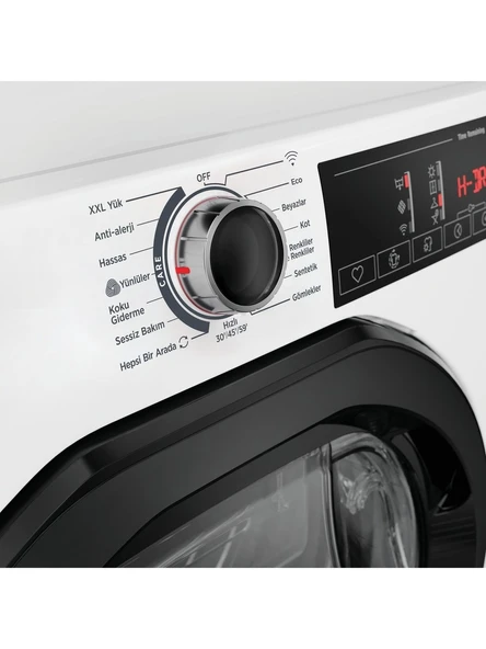Hoover HREH 10A2TBE-17 10 kg Wi-Fi + Bluetooth Bağlantılı Isı Pompalı Kurutma Makinesi - Resim 2