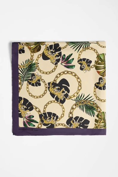Z68 KADIN DESENLİ BANDANA - Resim 4
