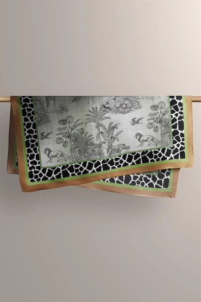 D86 AMAZON DESENLİ BANDANA DG12075 - Resim 4