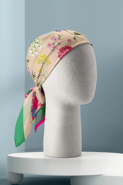KADIN DESENLİ BANDANA - Resim 3