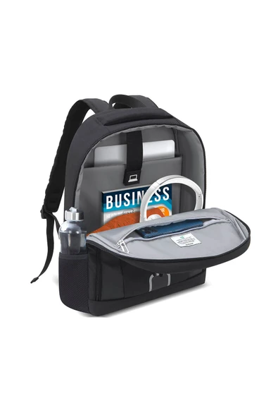 MCE-1201 15.6" LUNA Eco Notebook Sırt Çantası Siyah - Resim 5