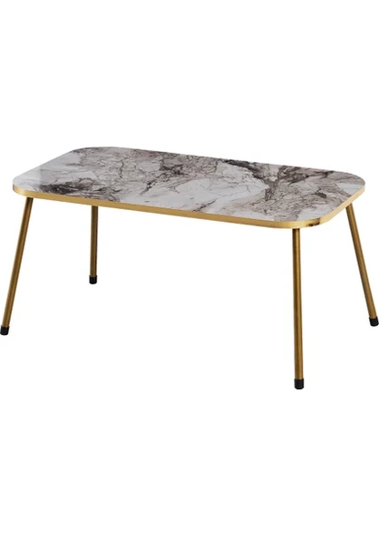 Orta Sehpa KR Altın Metal Ayak Efes Altın ürün görseli 1