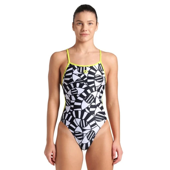 Arena Open Your Eyes Swimsuit Lace Back Kadın Yüzücü Mayosu 008158503 ürün görseli 1