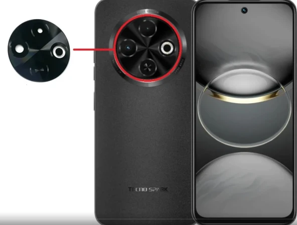 Tecno Spark 30 (KL5n) Kamera Camı ürün görseli