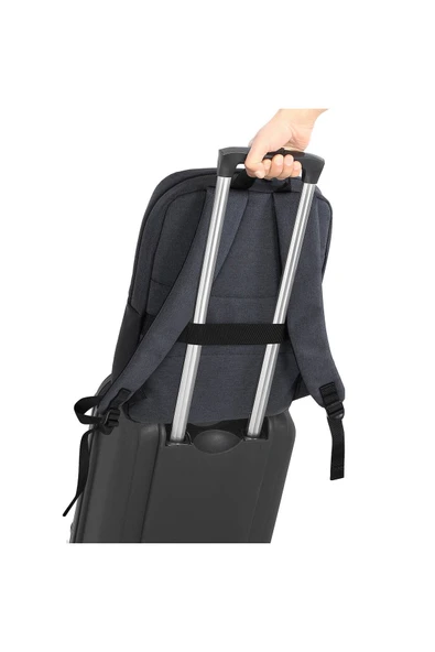 MCE-1103 15.6" UNICITY Eco Notebook Sırt Çantası Siyah - Resim 5