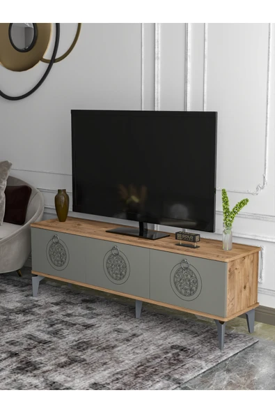 Portmanto Vestiyer 5 Raflı Ayakkabılık Ve Çit Duvar Askılık Set Çam-Beyaz - Resim 5