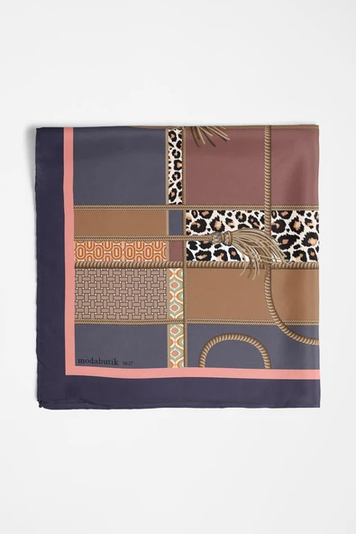 C39 KADIN DESENLİ BANDANA - Resim 4