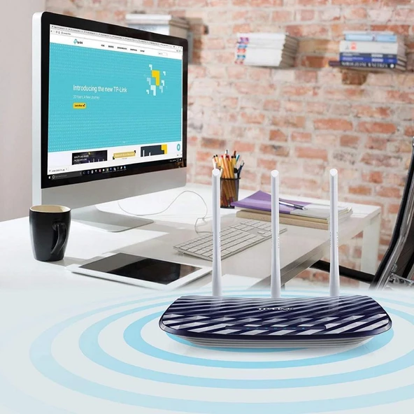 TP-Link Archer C20 4 Port 750 Mbps Router - Resim 3