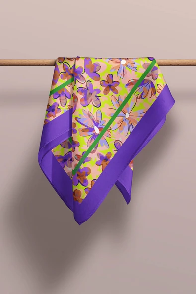 C40 KADIN DESENLİ BANDANA - Resim 5