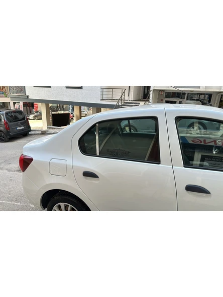 Renault Symbol 2013-2019 Uyumlu Cam Direk Kelebek 2 Parça Krom Paslanmaz Çelik Cam Direği - Resim 2