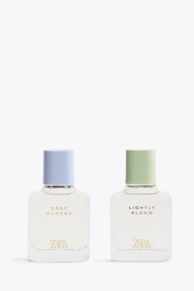 ZARA LIGHTLY BLOOM + DEEP GARDEN EDP 2X30ML (1.0 FL. OZ). - Resim 3