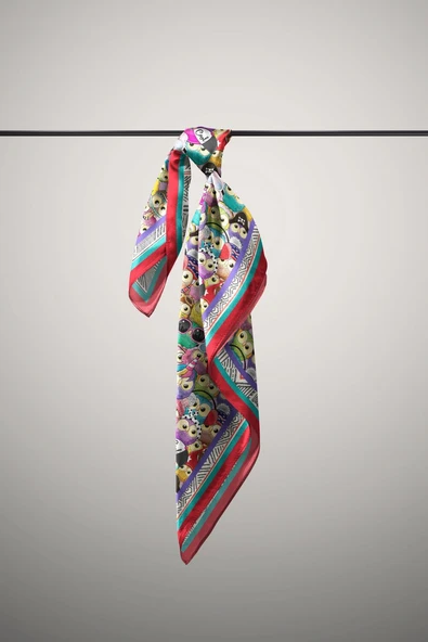 C112 KADIN DESENLİ BANDANA - Resim 6