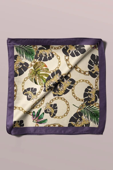 Z68 KADIN DESENLİ BANDANA - Resim 6