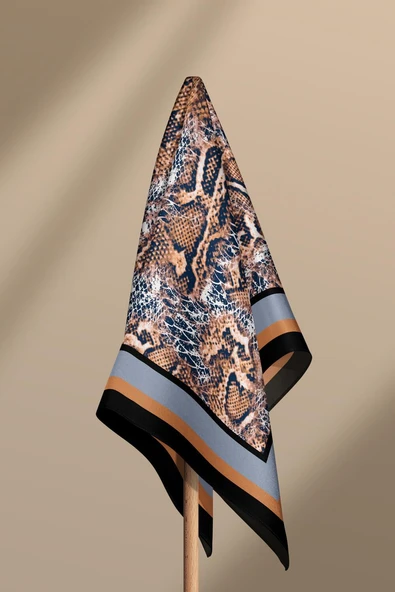 Y35 KADIN DESENLİ BANDANA DG-611 - Resim 6