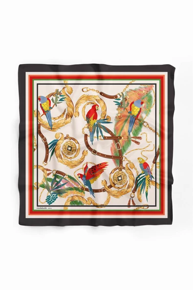 E33 MODERN TROPIC TASARIMLI BANDANA - Resim 2