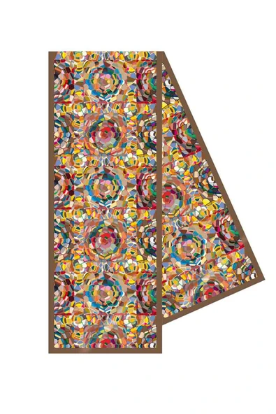 I11 Mozaik Desenli Fular 30x140 - Resim 4