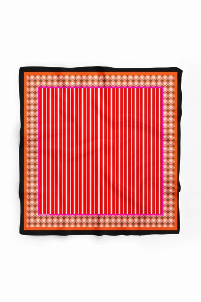 G93 KADIN DESENLİ BANDANA DG-560 - Resim 2