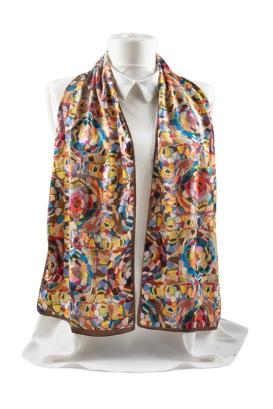 I11 Mozaik Desenli Fular 30x140 - Resim 5