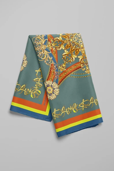 C37 KADIN DESENLİ BANDANA - Resim 4