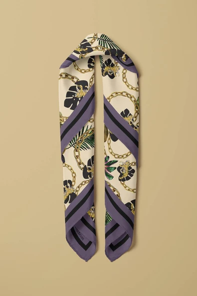Z68 KADIN DESENLİ BANDANA - Resim 5