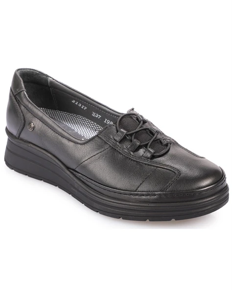 Forelli FIORA-H Kadın Siyah Deri (36-40) Comfort Ayakkabı ürün görseli 1