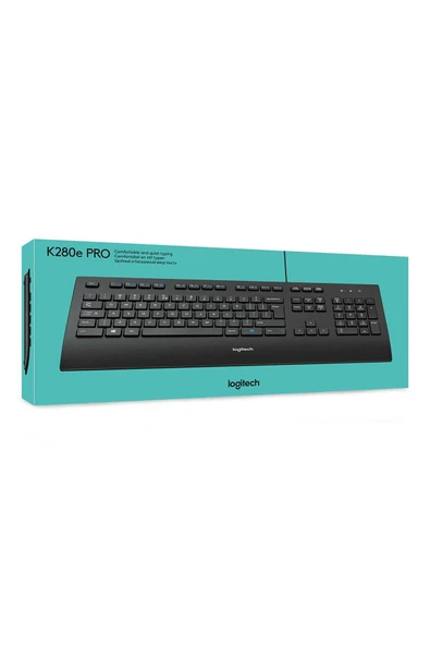 Logitech K280E 920-010066 Pro Kablolu Klavye - Siyah - Resim 6