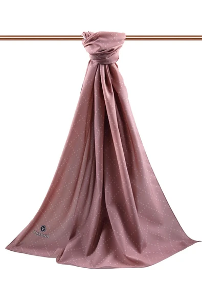 LÜKS MEDİNE İPEĞİ V DESENLİ GÜL KURUSU RENKLİ 75X195 KIRIŞMAZ ŞAL MOSS KREP DİKİŞ TİPİ İTALYAN DİKİŞLİ - Resim 2