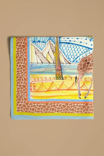 H33 KADIN DESEN BANDANA DG571 - Resim 6