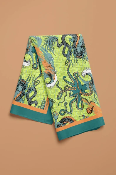 G116 KADIN DESENLİ BANDANA - Resim 5