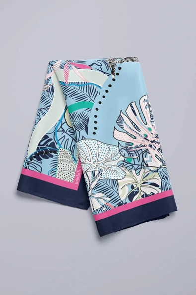 D24 KADIN DESENLİ BANDANA - Resim 4