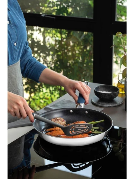 TRAMONTINA ROMAGNA BLUE 30 CM SERAMİK YÜZEYLİ KIZARTMA TAVASI - Resim 3