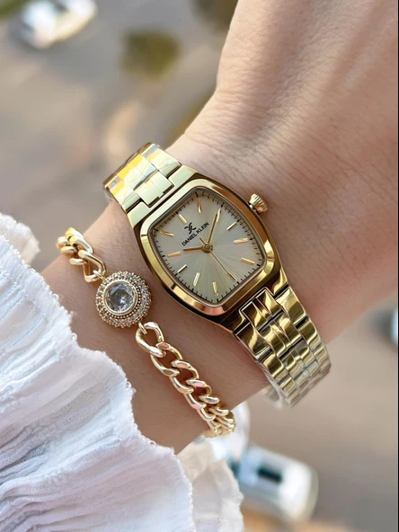 Daniel Klein Vintage Seri Küçük Kasa 2 Yıl Garantili 3 Atm Kadın Kol Saati+Bileklik BFF.14117.3 ürün görseli
