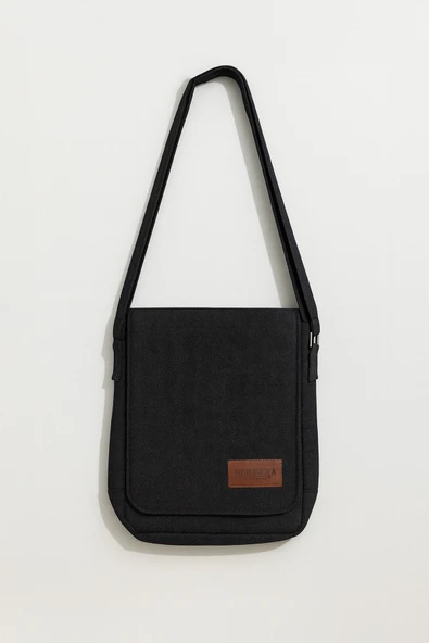 Kanvas Ayarlanabilir Askılı Omuz Çantası - Resim 2